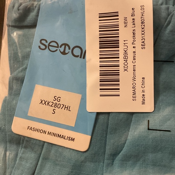 Lake Blue Semaro Womens Casual pants with pockets and drawstring Size small - Picture 2 of 3